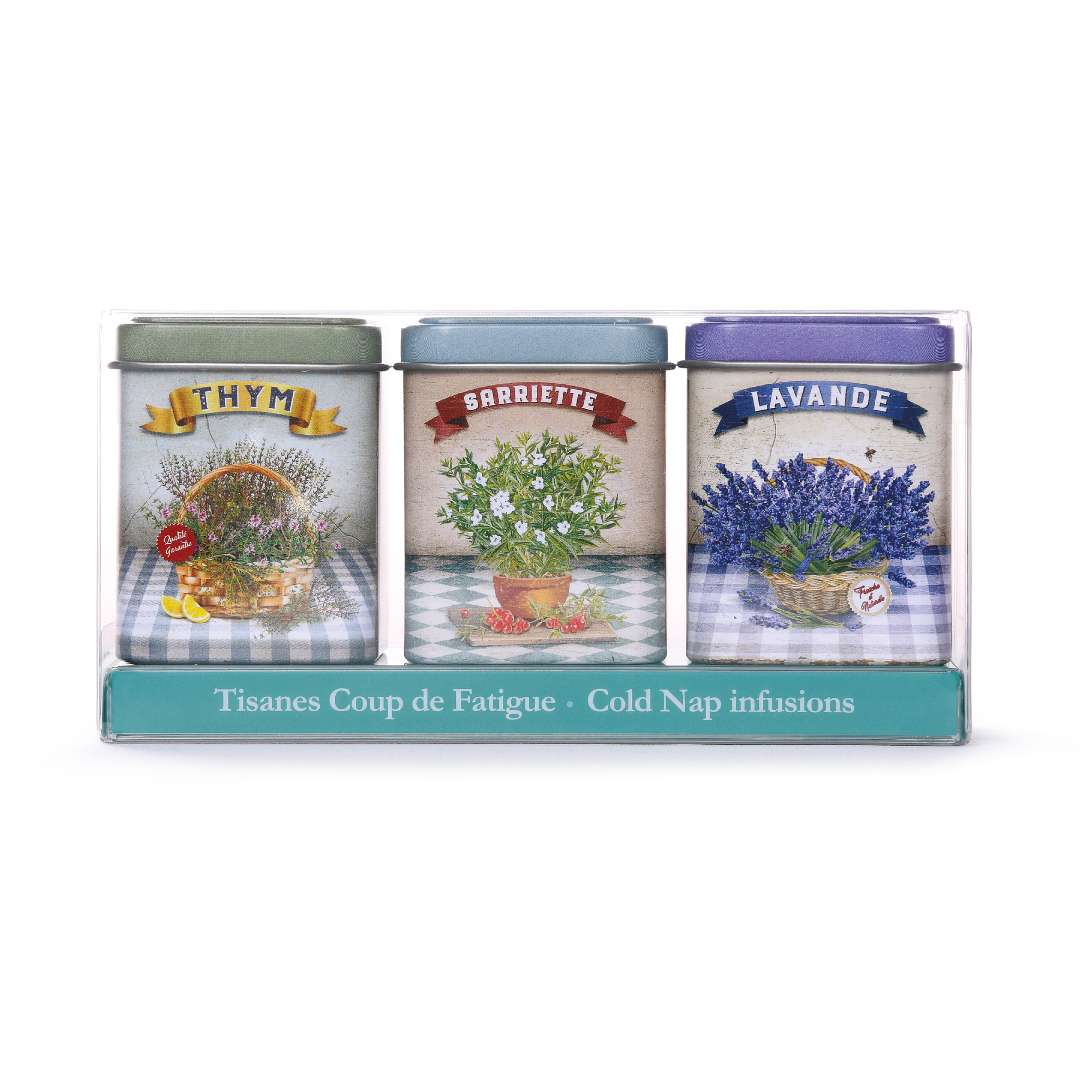 Tymián & Saturejka & Levandule Trio zklidňujících bylinných čajů