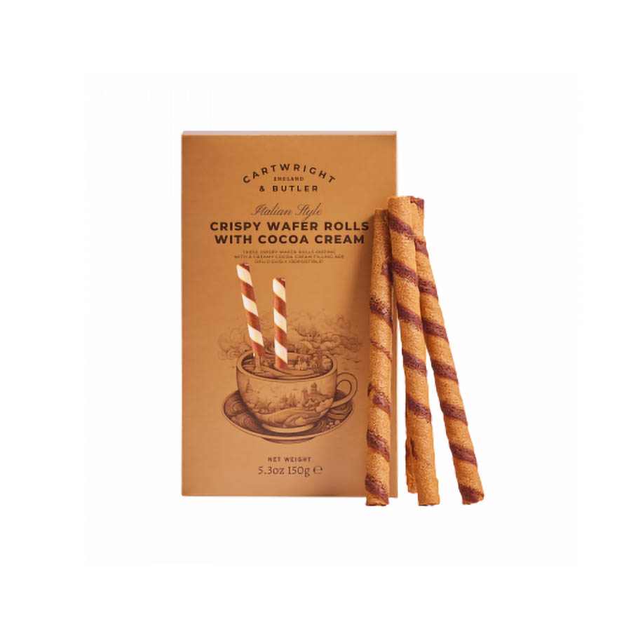 Crispy Waffer Rolls With Cocoa Cream