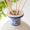 DIFGB2L PC Gold&Blue Porcelain 2L Diffuser Bottle 2 square