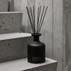 DIFBLACKMATT2L PC Matt Black 2L Diffuser Bottle Serigrafia Ouro New 1 square