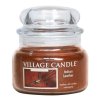 Village Candle Vonná svíčka ve skle, Italská Kůže - Italian Leather, 11oz Premium