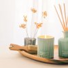 2 2701 PC White Crane Candle 2 square