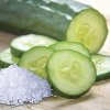 sea salt cucumber label art