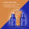 Citrus, Lime & Mint - sada s péčí o tělo, vlasy a pleť, 3 ks  pánský kosmetický set s vůní citrusu, máty a limety