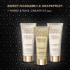 Sweet Mandarin & Grapefruit - sada krémů na ruce, 3 ks  praktické balení krémů na ruce s citrusovou vůní, 3x50 ml