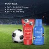 Football - sada s péčí o tělo, 3 ks  fotbalová kosmetická taštička s pečujícími tělovými produkty pro děti