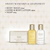 Sweet Mandarin & Grapefruit - sada péče o tělo a ruce, 3 ks  dárková sada s citrusovou péčí o tělo i ruce