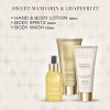Sweet Mandarin & Grapefruit - sada s péčí o tělo, 3 ks  elegantní kosmetická taštička s pečujícími tělovými produkty