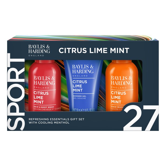 Citrus, Lime & Mint Men's Refreshing Essentials Trio Gift Set