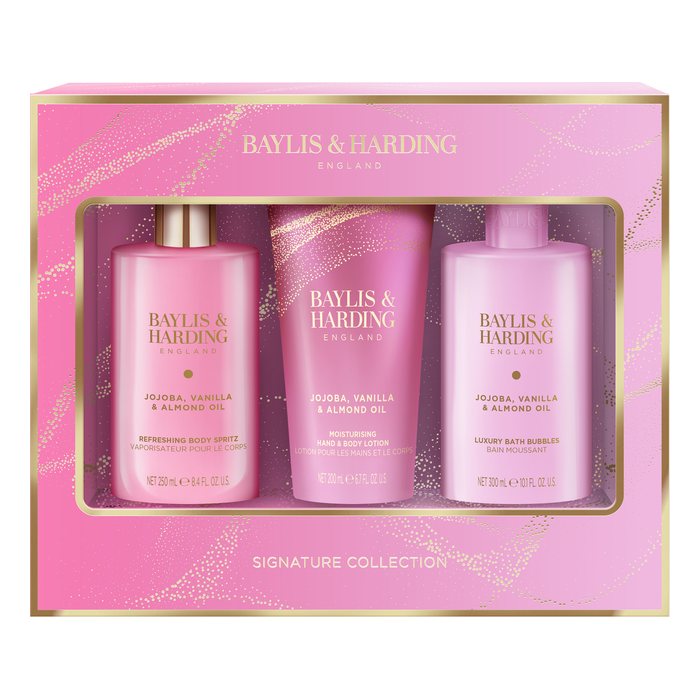 Jojoba, Vanilla & Almond Oil Luxury Bathing Essentials Gift Set