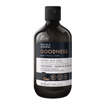 Goodness - Cocos, Vanilie & Shea  Spumă de baie, 500 ml
