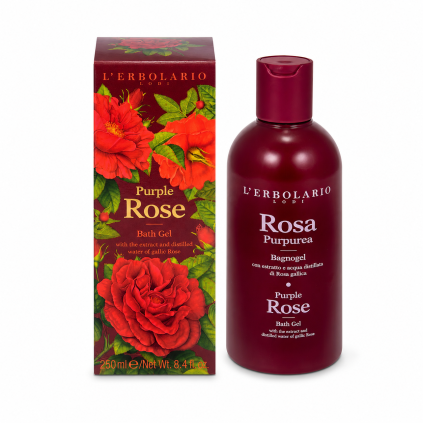 Purple Rose gel de duș 250 ml  Gel de duș floral cu trandafir de Damasc