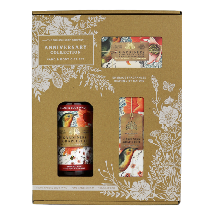 SSGB007 Anniversary Hand & Body Gift Set Gardeners Grapefruit