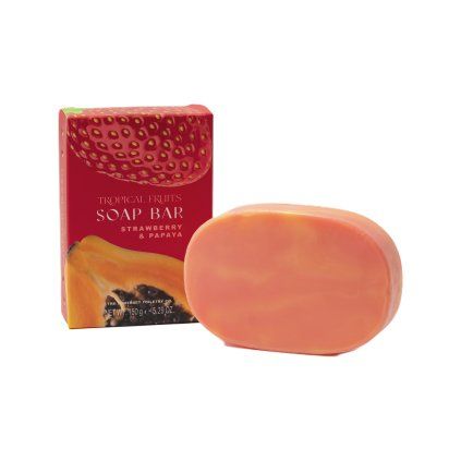 Săpun solid cu fructe tropicale, căpșuni și papaya+