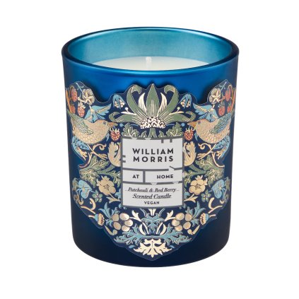 81917 william morris patchouli red berry
