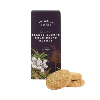 84587 flaked almond shortbread rounds