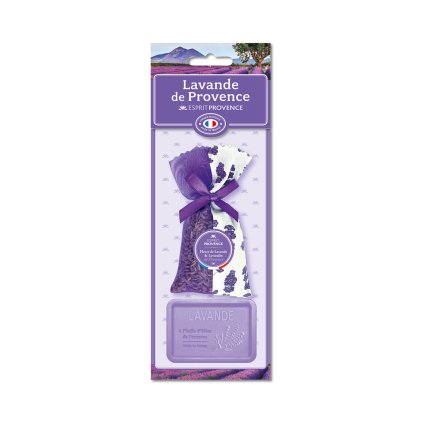 84680 sada mydla a vonneho pytlicku s levanduli organza