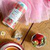 organic fruity flavoured herbal tea strawberry lychee basil