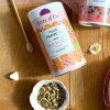 organic fruity herbal tea coconut and mango