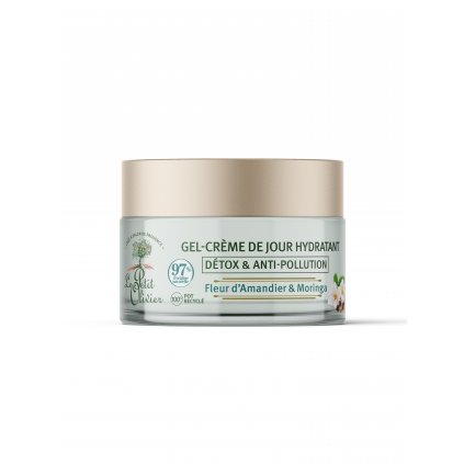 [FR] 3549620040036 Gel CrŐme de Jour Hydratant Détox & Anti Pollution Fleur d'Amandier & Moringa HD (recto pot)