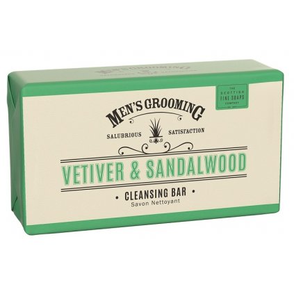 42962 1 scottish fine soaps panske telove mydlo vetiver a santalove drevo 220g