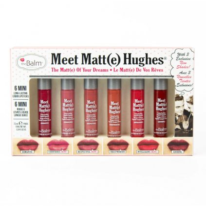 69633 thebalm sada sesti dlouhotrvajicich tekutych rtenek meet matte hughes 12