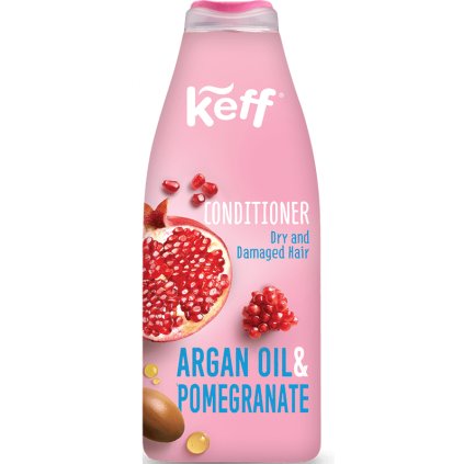 78405 keff kondicioner pro suche vlasy granatove jablko arganovy olej 500ml