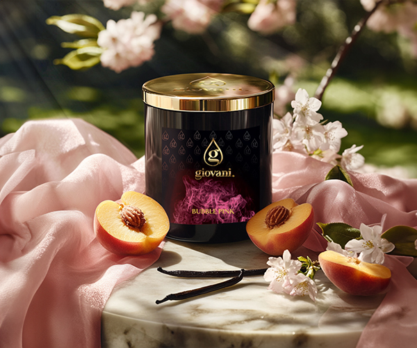 Candele profumate di lusso BUBBLE PINK