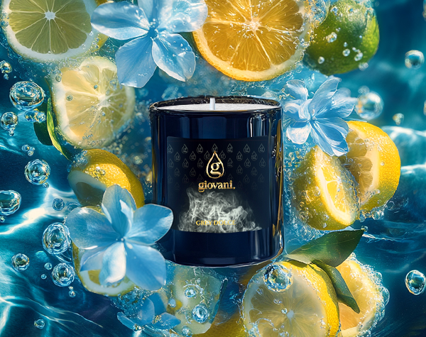 Candela profumata di lusso Giovani GREY DOLCE