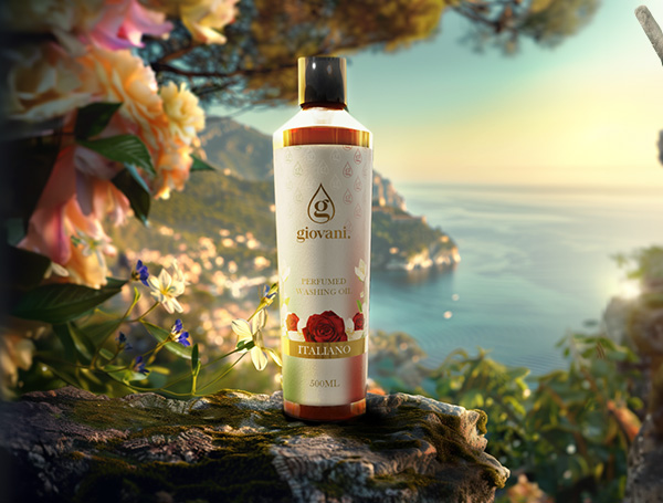Olio per bucato al profumo di bucato appena lavato Italiano