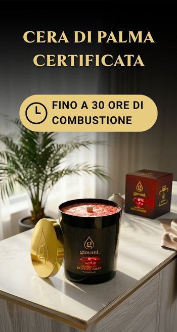 Candela in cera di palma certificata