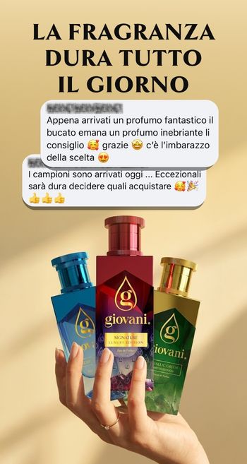 Profumi Giovani a lunga durata