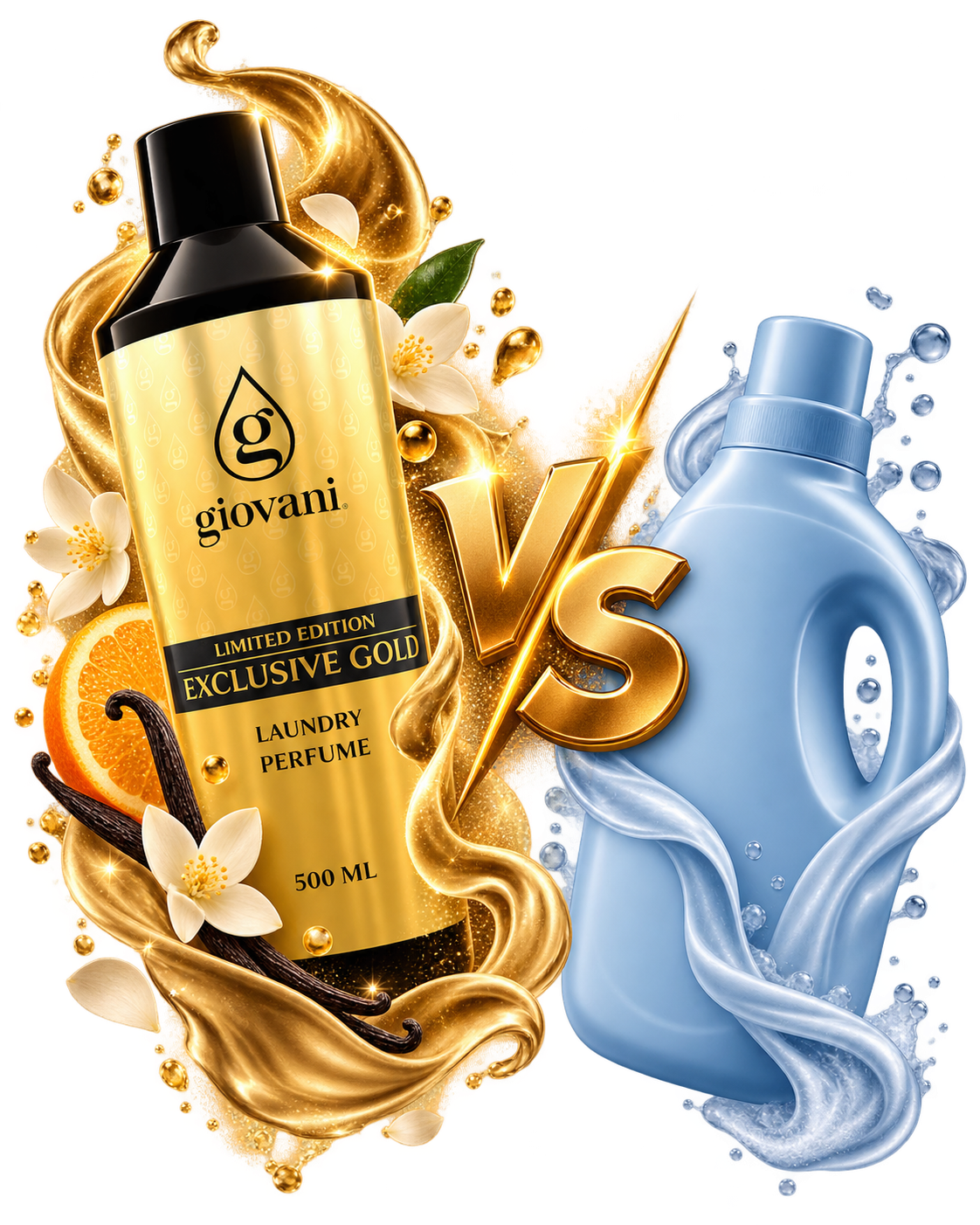 Profumo per bucato Giovani vs. normale ammorbidente