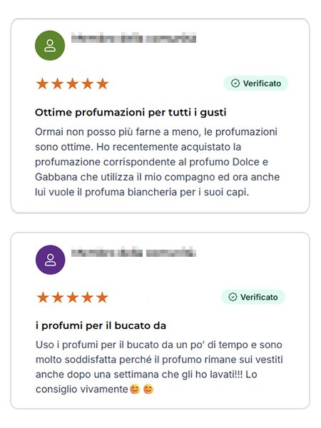 Recensione cliente Giovani 4