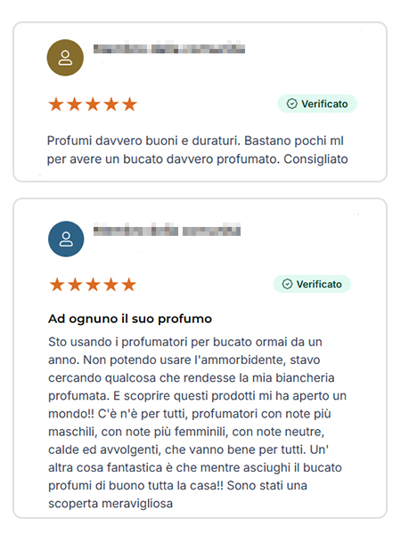Recensione cliente Giovani 5