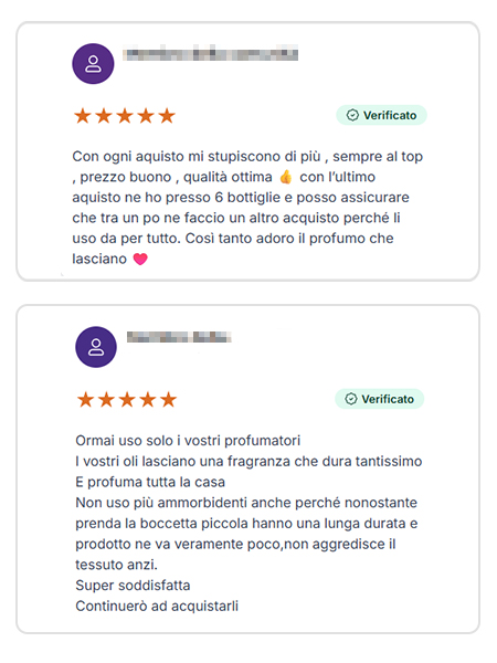 Recensione cliente Giovani 7