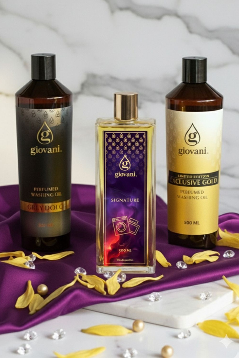 Giovani PARFUMERIE - Pacchetto di lusso di oli da lavaggio