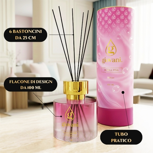 BUBBLE PINK profumo per ambiente