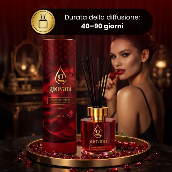 RED CASHMERE diffusore ambiente bastoncini