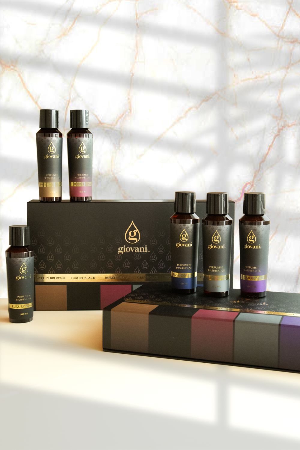 Giovani Set regalo di sei profumi da bucato