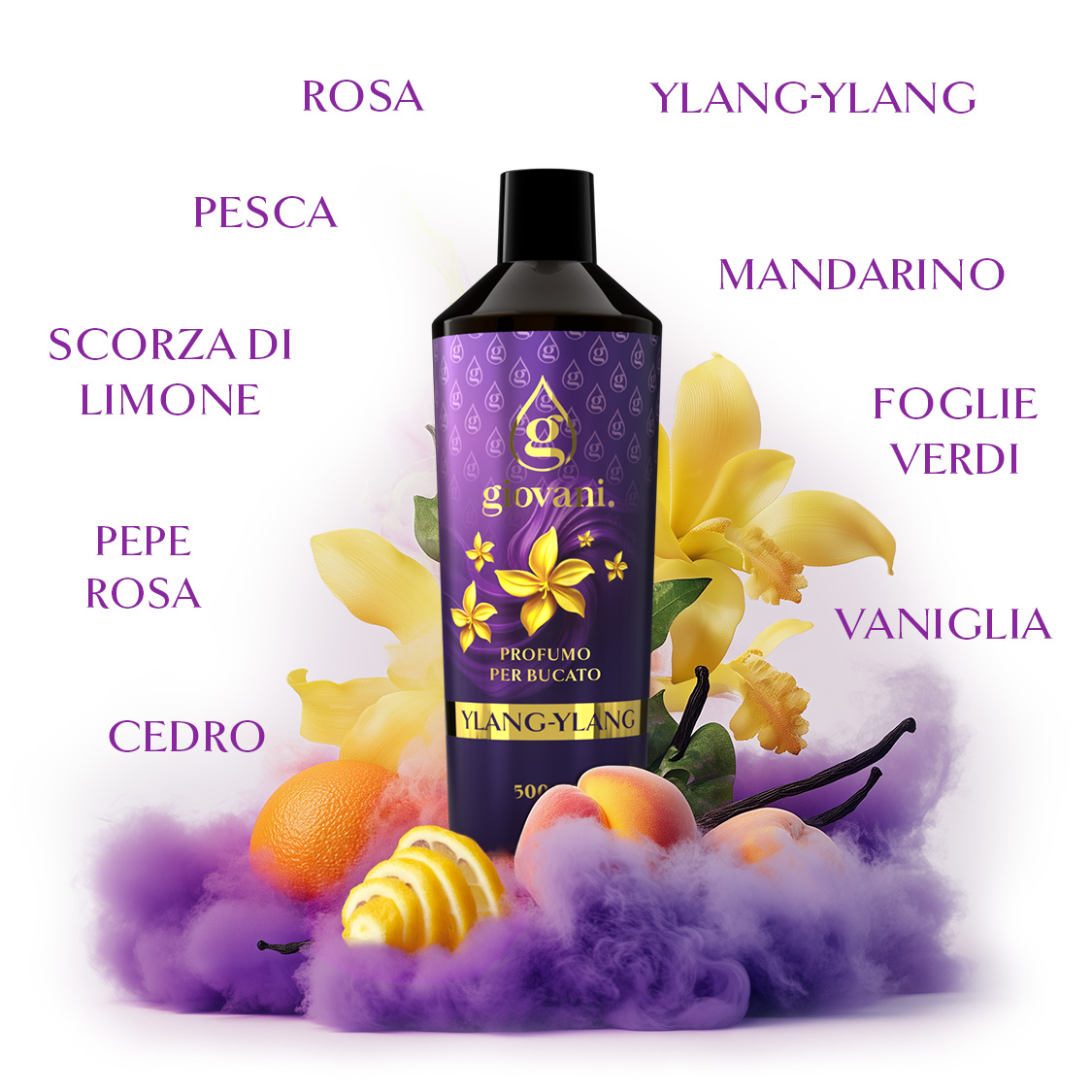 Ingredienti del profumo da bucato YLANG-YLANG
