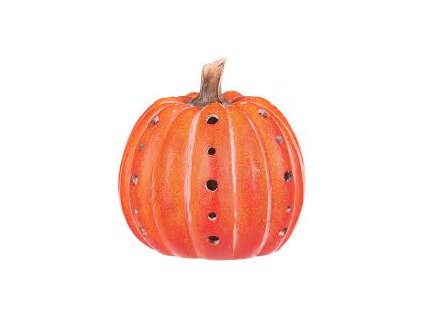 Halloweenská dekorace - Dýně (19x19 cm)