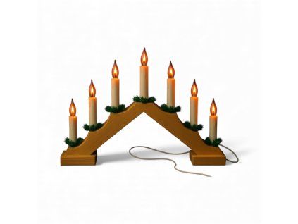 vanocni-svicen-pyramida-7-zarovek-oranzovy-plamen--do-zasuvky-