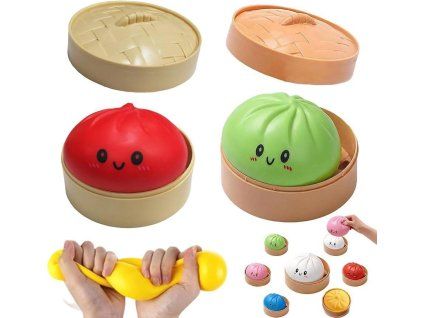 Antistresový mačkací knedlíček – Squishy Dumpling (7x9 cm)