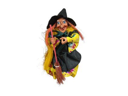 77149 carodejnice s kostetem 20 cm