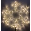 Vánoční LED dekorace - Vločka 50 cm (BLIKAJÍCÍ)