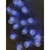 Vánoční Světelný řetěz třpytivé koule 5 m (50 LED)