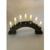 Vánoční svícen oblouk - 7 žárovek (na baterie)