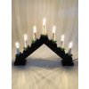 Vánoční svícen pyramida - 7 žárovek (na baterie)