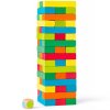 Společenská hra - Jenga 20 cm (barevná)
